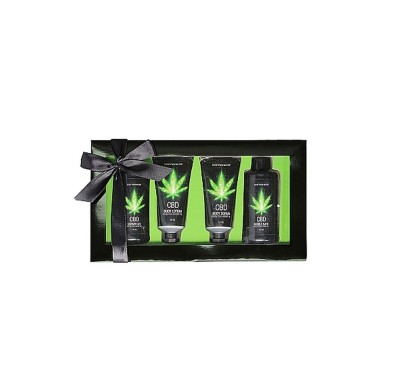 CBD - Bath and Shower - Luxe Gift set - Green Tea Hemp Oil